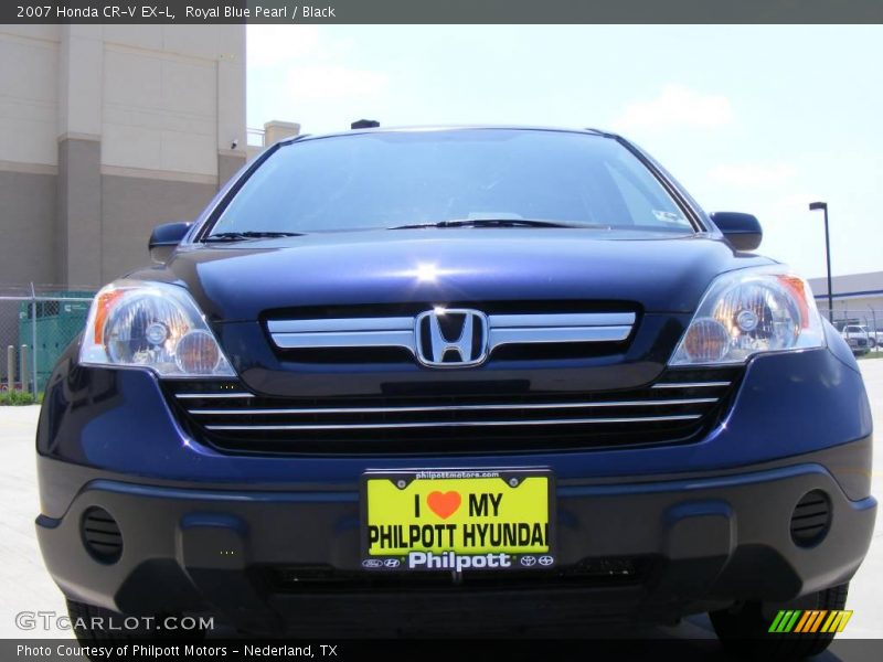 Royal Blue Pearl / Black 2007 Honda CR-V EX-L