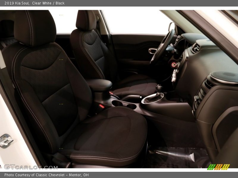 Clear White / Black 2019 Kia Soul