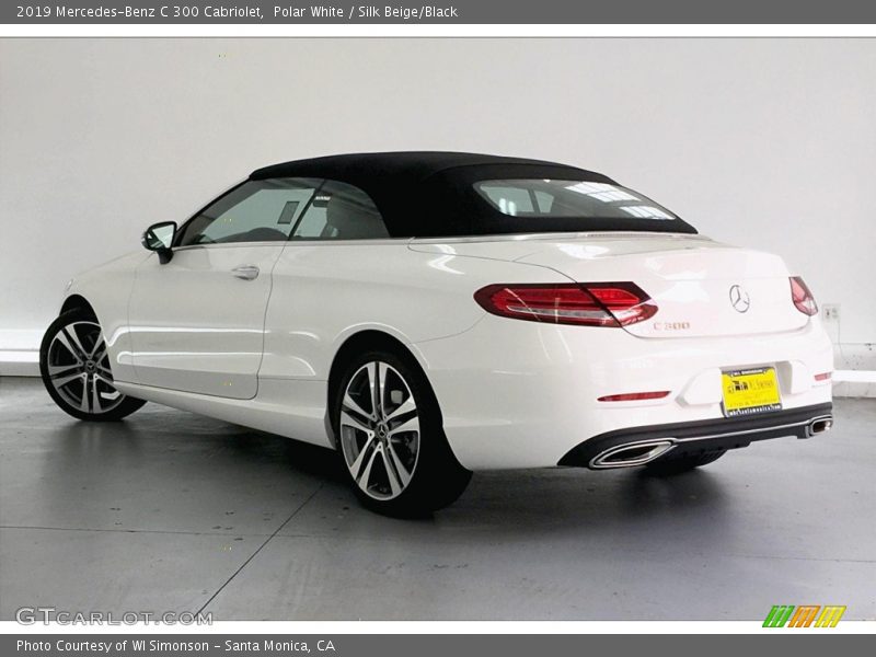 Polar White / Silk Beige/Black 2019 Mercedes-Benz C 300 Cabriolet