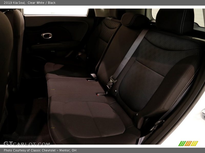 Clear White / Black 2019 Kia Soul