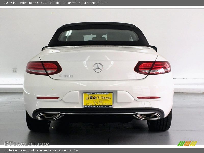 Polar White / Silk Beige/Black 2019 Mercedes-Benz C 300 Cabriolet