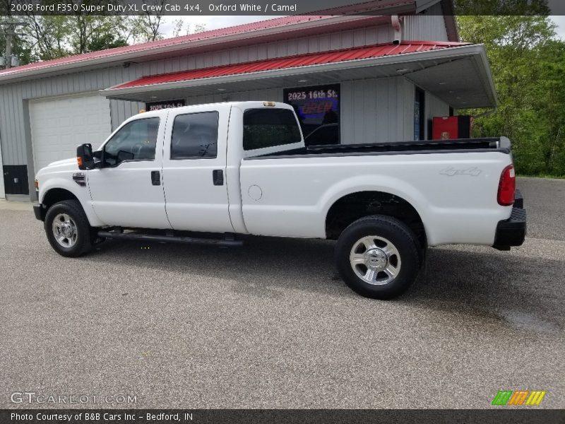 Oxford White / Camel 2008 Ford F350 Super Duty XL Crew Cab 4x4