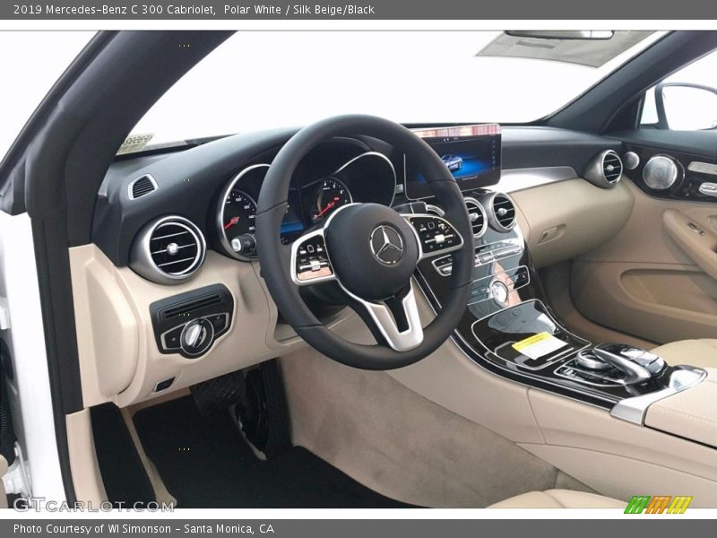 Polar White / Silk Beige/Black 2019 Mercedes-Benz C 300 Cabriolet