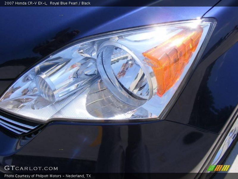 Royal Blue Pearl / Black 2007 Honda CR-V EX-L