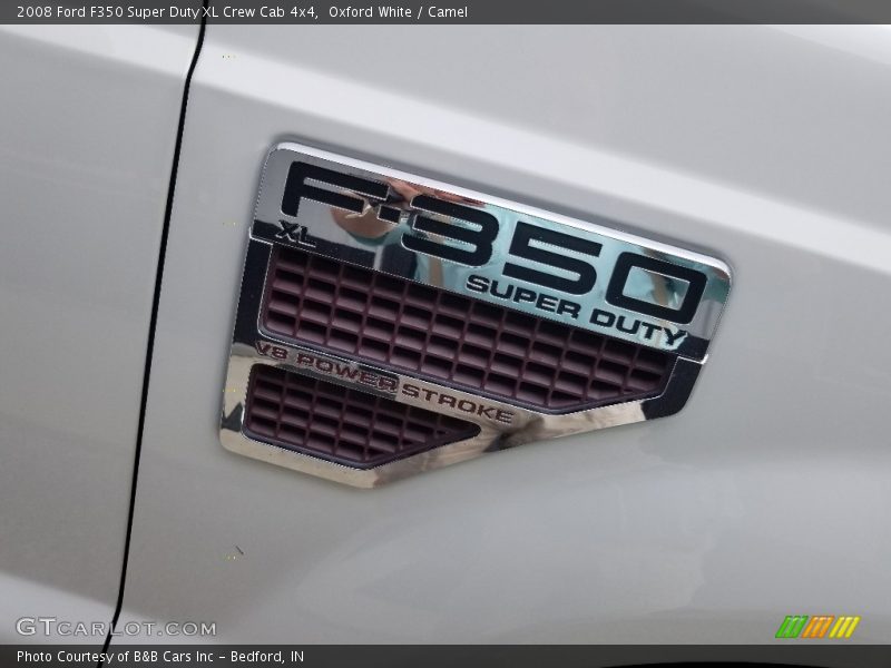 Oxford White / Camel 2008 Ford F350 Super Duty XL Crew Cab 4x4