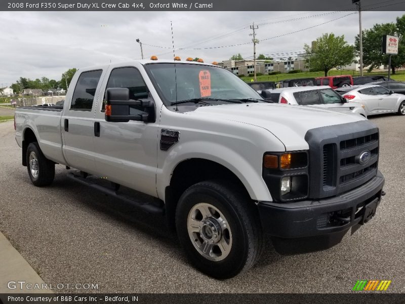 Oxford White / Camel 2008 Ford F350 Super Duty XL Crew Cab 4x4