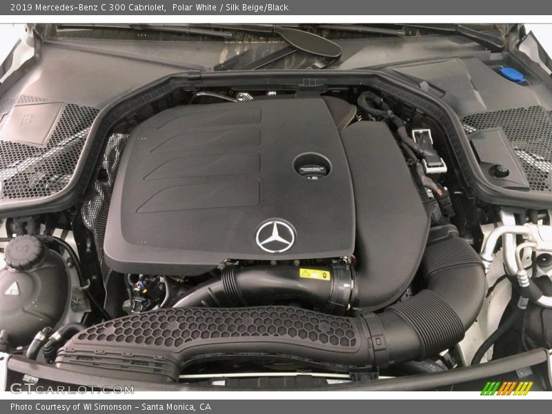 Polar White / Silk Beige/Black 2019 Mercedes-Benz C 300 Cabriolet
