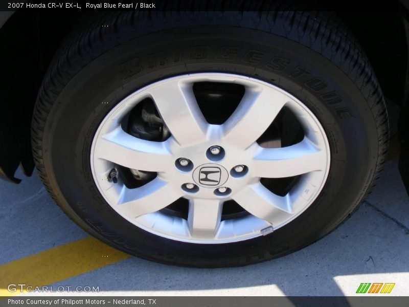 Royal Blue Pearl / Black 2007 Honda CR-V EX-L