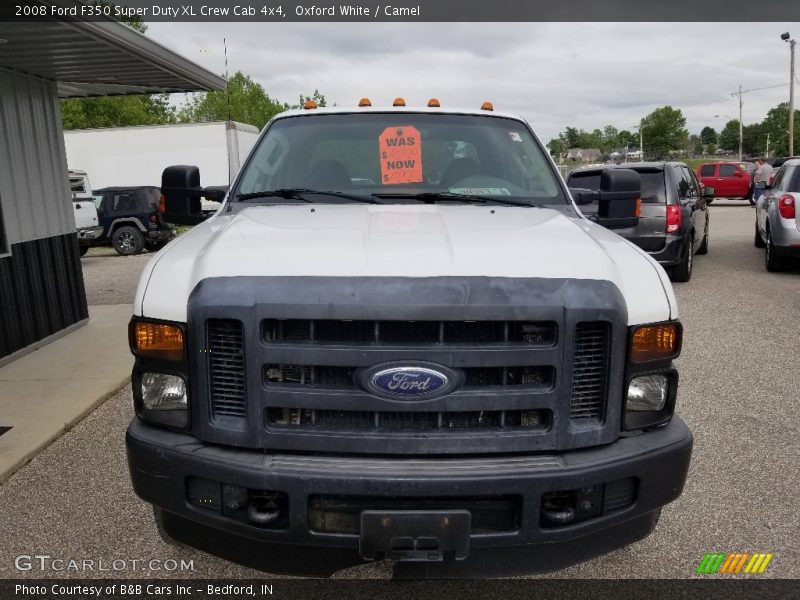 Oxford White / Camel 2008 Ford F350 Super Duty XL Crew Cab 4x4
