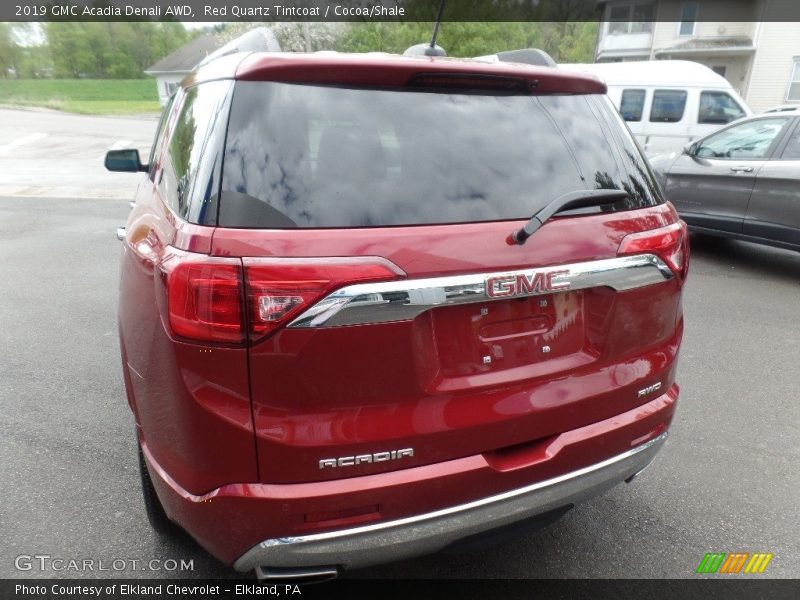 Red Quartz Tintcoat / Cocoa/Shale 2019 GMC Acadia Denali AWD