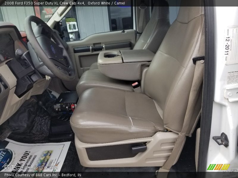 Oxford White / Camel 2008 Ford F350 Super Duty XL Crew Cab 4x4