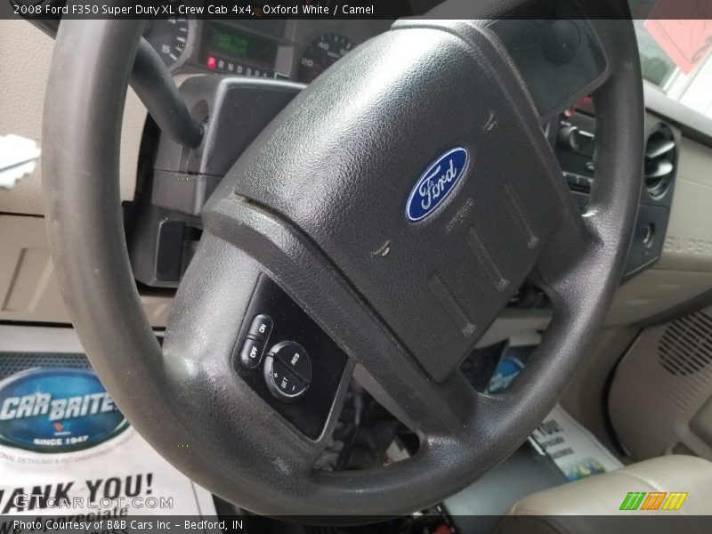 Oxford White / Camel 2008 Ford F350 Super Duty XL Crew Cab 4x4