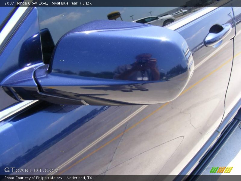 Royal Blue Pearl / Black 2007 Honda CR-V EX-L