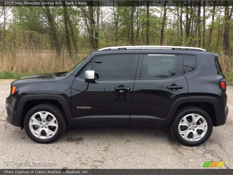 Black / Black 2016 Jeep Renegade Limited 4x4