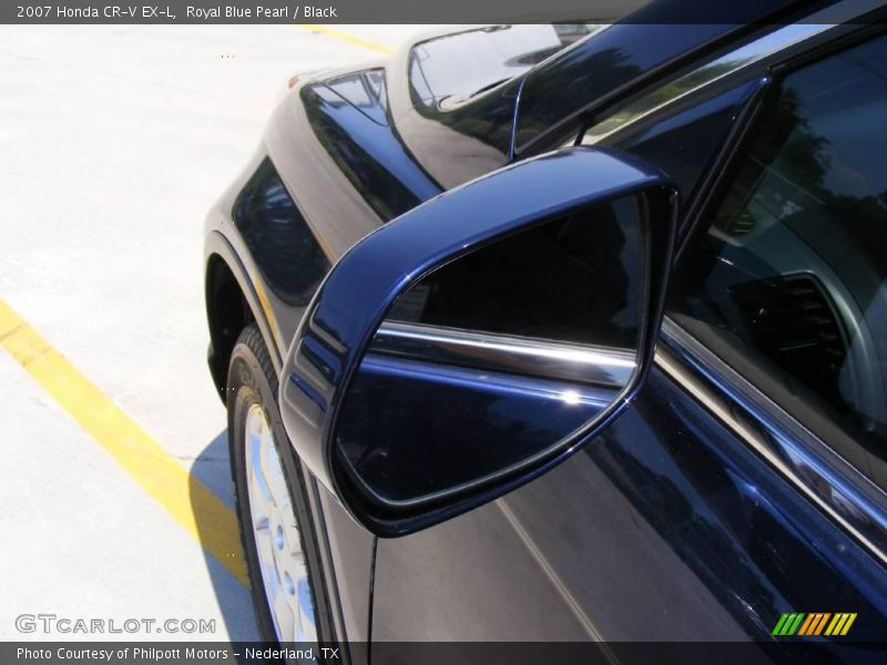 Royal Blue Pearl / Black 2007 Honda CR-V EX-L