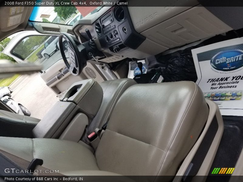 Oxford White / Camel 2008 Ford F350 Super Duty XL Crew Cab 4x4