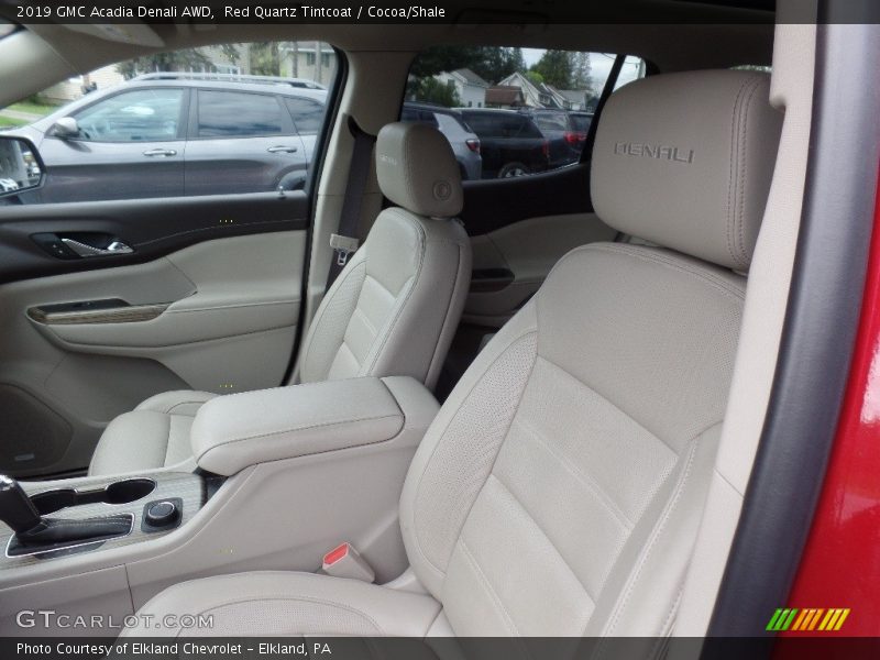 Red Quartz Tintcoat / Cocoa/Shale 2019 GMC Acadia Denali AWD