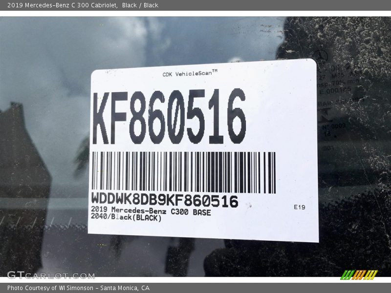 Black / Black 2019 Mercedes-Benz C 300 Cabriolet
