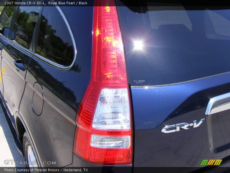 Royal Blue Pearl / Black 2007 Honda CR-V EX-L