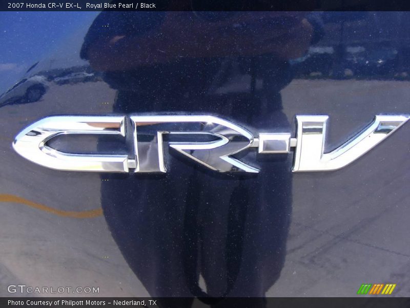 Royal Blue Pearl / Black 2007 Honda CR-V EX-L