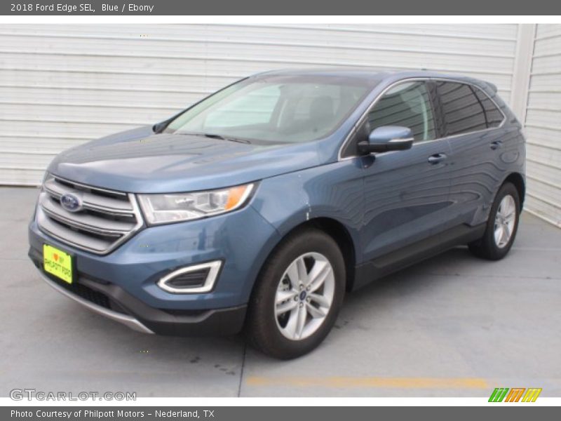 Blue / Ebony 2018 Ford Edge SEL