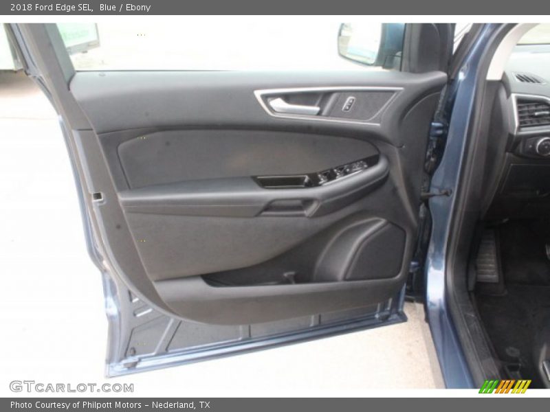 Blue / Ebony 2018 Ford Edge SEL