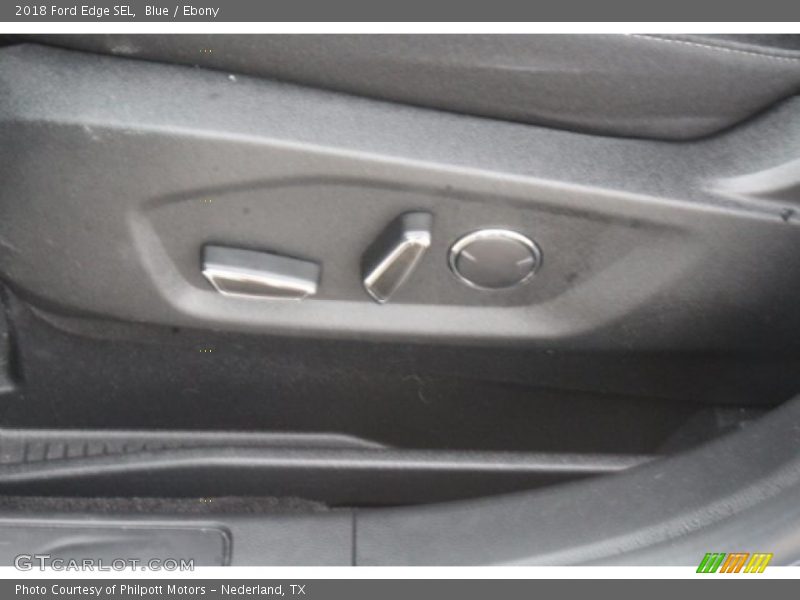 Blue / Ebony 2018 Ford Edge SEL