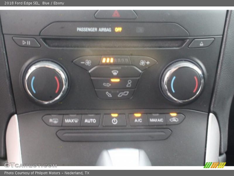 Blue / Ebony 2018 Ford Edge SEL