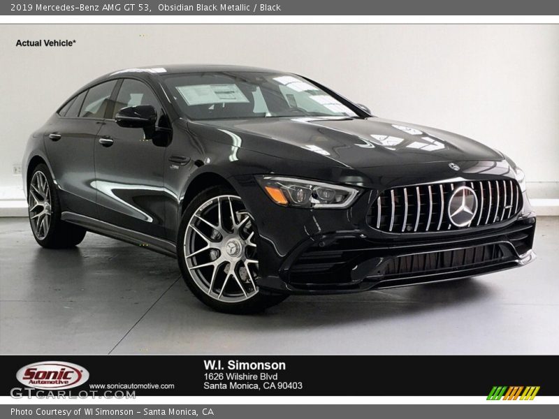 Obsidian Black Metallic / Black 2019 Mercedes-Benz AMG GT 53