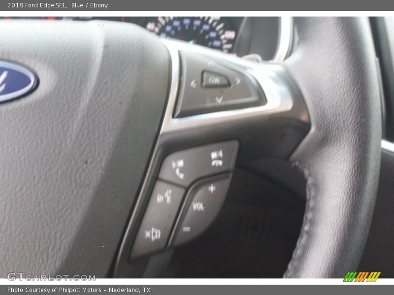 Blue / Ebony 2018 Ford Edge SEL