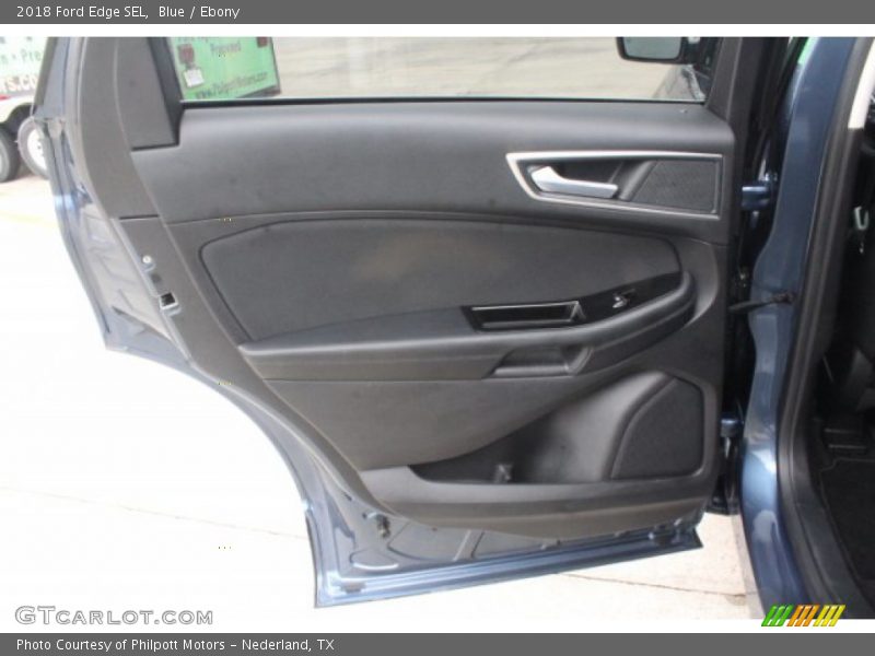 Blue / Ebony 2018 Ford Edge SEL