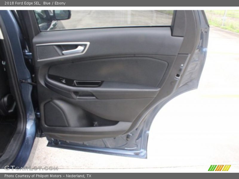 Blue / Ebony 2018 Ford Edge SEL