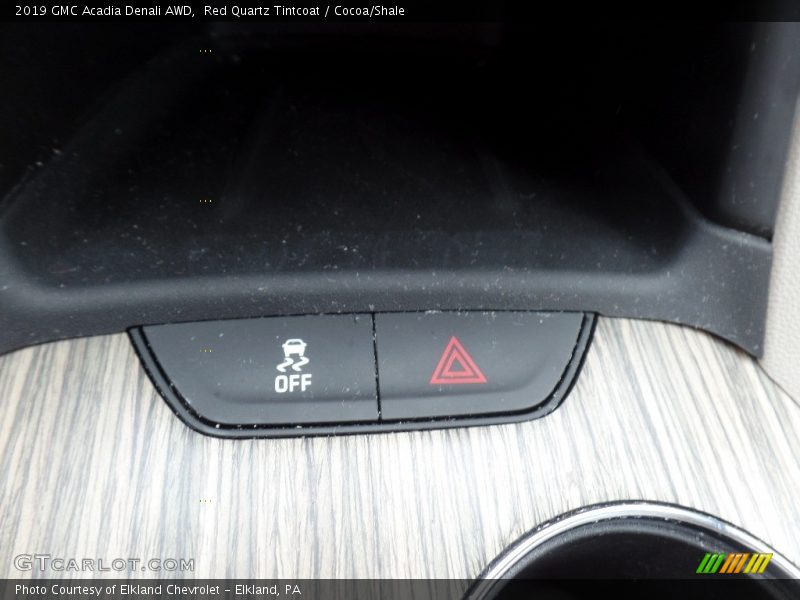 Red Quartz Tintcoat / Cocoa/Shale 2019 GMC Acadia Denali AWD