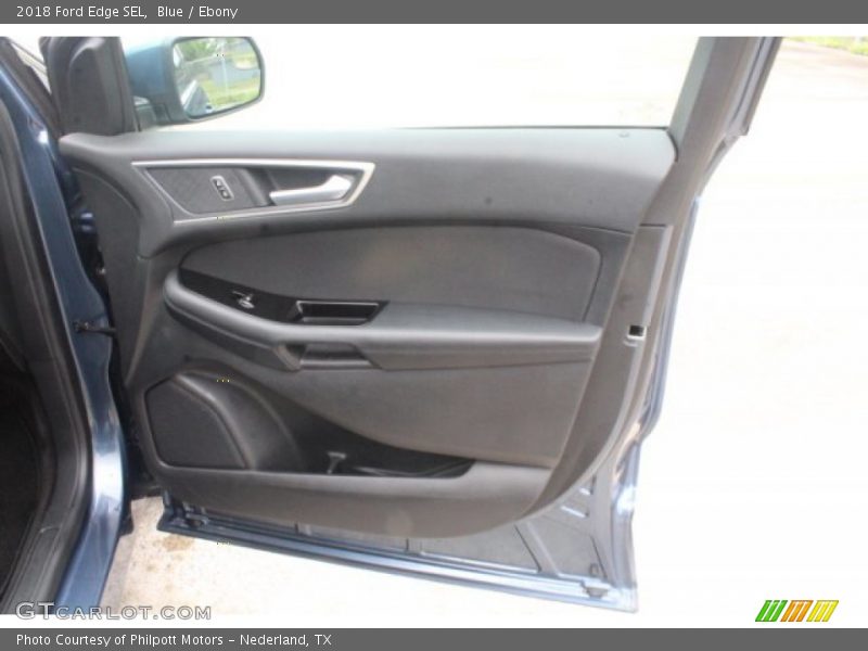 Blue / Ebony 2018 Ford Edge SEL