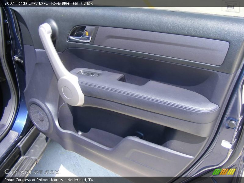Royal Blue Pearl / Black 2007 Honda CR-V EX-L