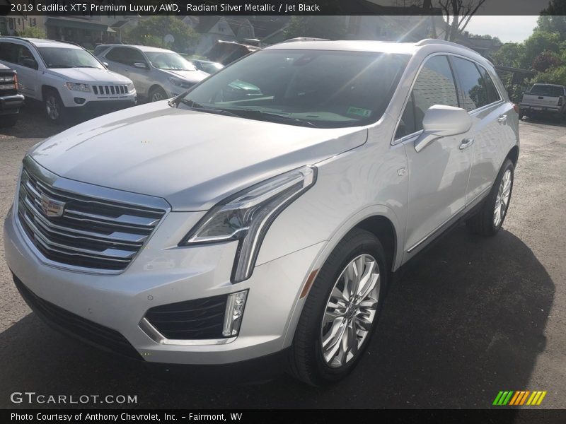 Radiant Silver Metallic / Jet Black 2019 Cadillac XT5 Premium Luxury AWD