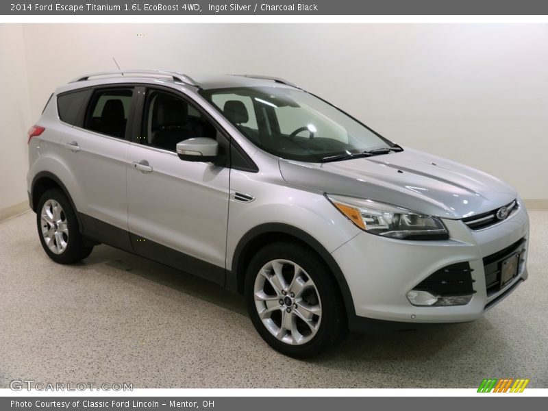 Ingot Silver / Charcoal Black 2014 Ford Escape Titanium 1.6L EcoBoost 4WD