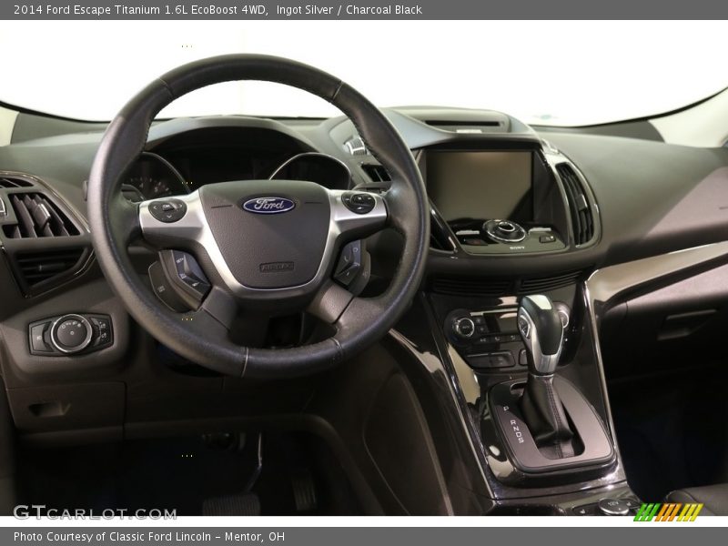 Ingot Silver / Charcoal Black 2014 Ford Escape Titanium 1.6L EcoBoost 4WD
