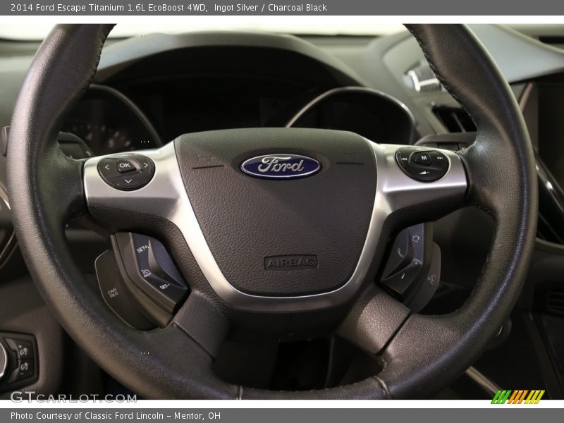 Ingot Silver / Charcoal Black 2014 Ford Escape Titanium 1.6L EcoBoost 4WD