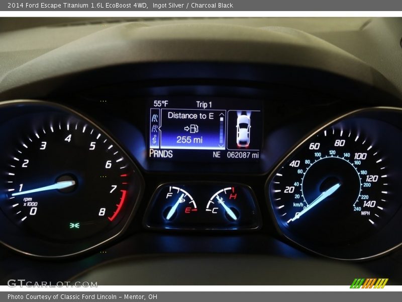 Ingot Silver / Charcoal Black 2014 Ford Escape Titanium 1.6L EcoBoost 4WD