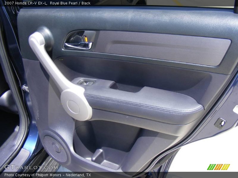 Royal Blue Pearl / Black 2007 Honda CR-V EX-L