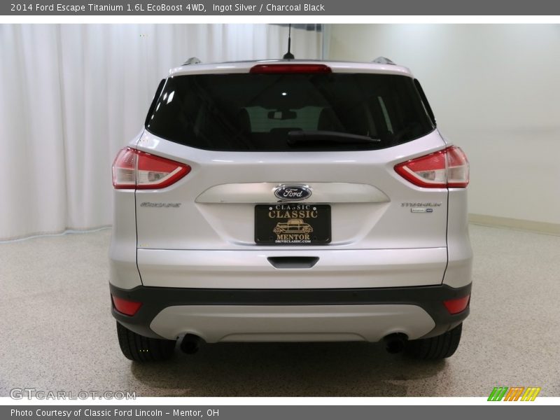 Ingot Silver / Charcoal Black 2014 Ford Escape Titanium 1.6L EcoBoost 4WD