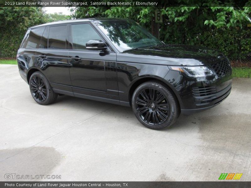 Santorini Black Metallic / Ebony/Ivory 2019 Land Rover Range Rover Supercharged