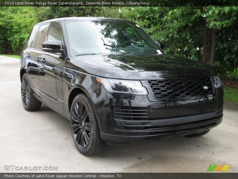 Santorini Black Metallic / Ebony/Ivory 2019 Land Rover Range Rover Supercharged