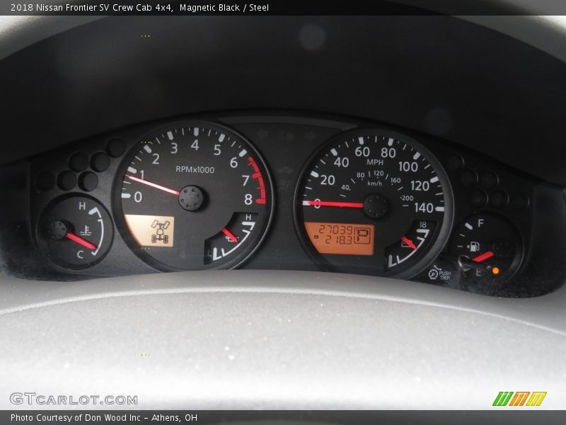 Magnetic Black / Steel 2018 Nissan Frontier SV Crew Cab 4x4