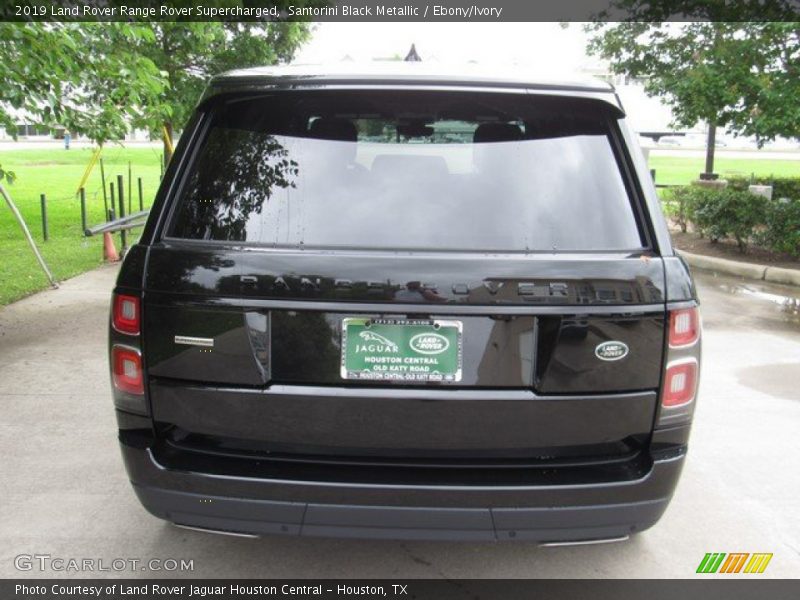 Santorini Black Metallic / Ebony/Ivory 2019 Land Rover Range Rover Supercharged