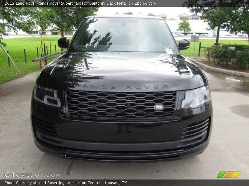 Santorini Black Metallic / Ebony/Ivory 2019 Land Rover Range Rover Supercharged