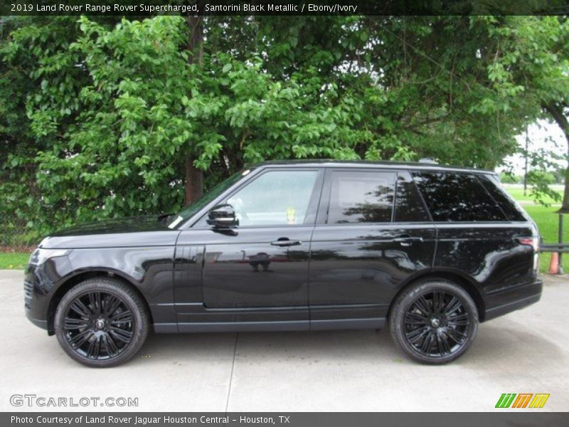 Santorini Black Metallic / Ebony/Ivory 2019 Land Rover Range Rover Supercharged