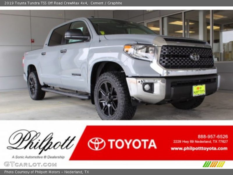 Cement / Graphite 2019 Toyota Tundra TSS Off Road CrewMax 4x4