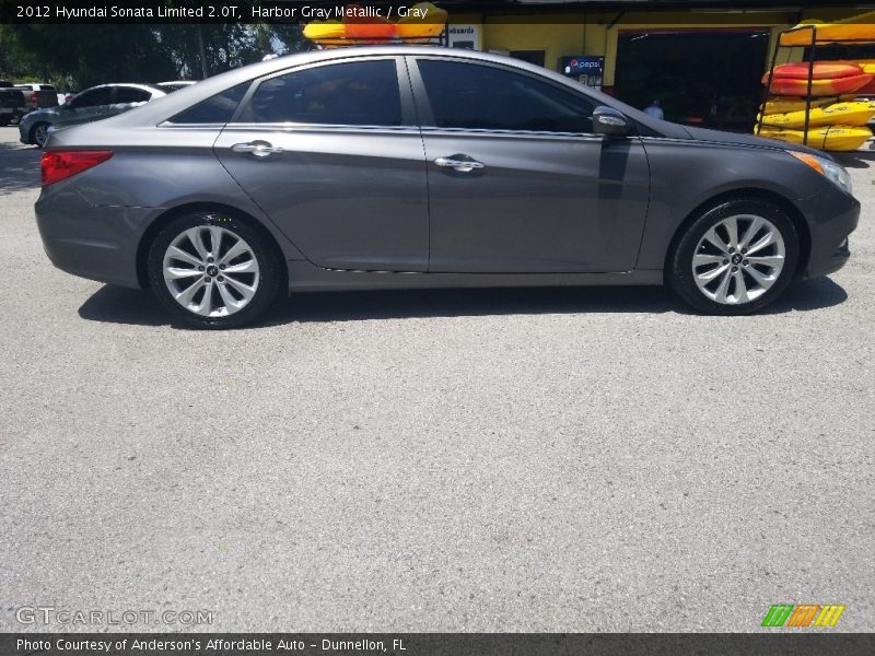 Harbor Gray Metallic / Gray 2012 Hyundai Sonata Limited 2.0T